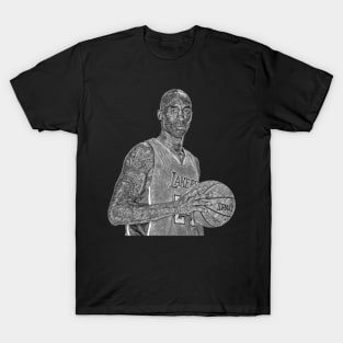 Lakers Legend 24 Classic Mossaic T-Shirt